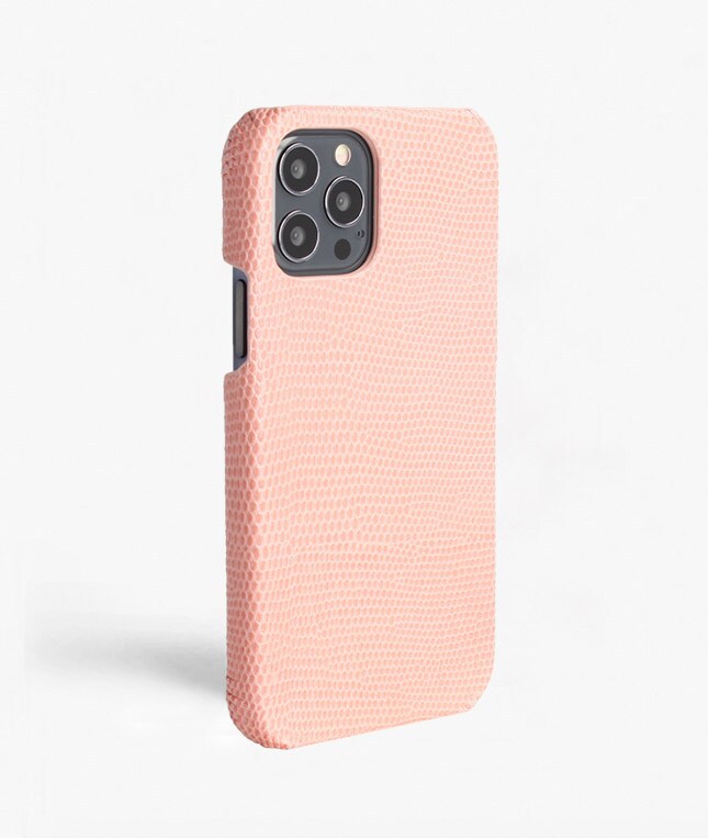 iPhone 12/iPhone 12 Pro Skal Lizard Rosa