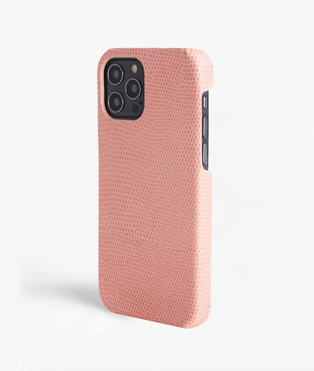 iPhone 12/iPhone 12 Pro Skal Lizard Rosa
