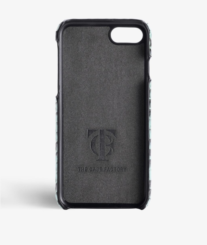 iPhone SE 2020 Skal Real Water Snake Aqua