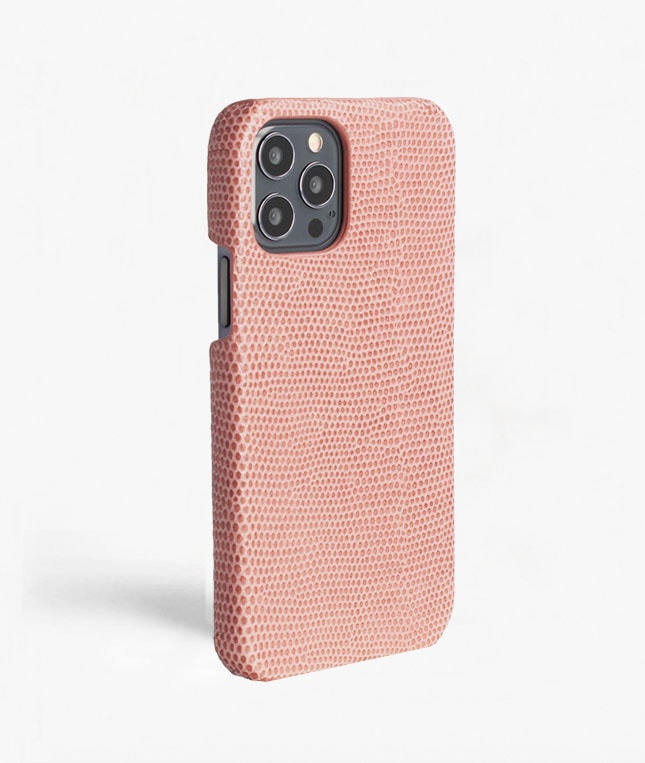 iPhone 12/iPhone 12 Pro Skal Lizard Rosa Antico
