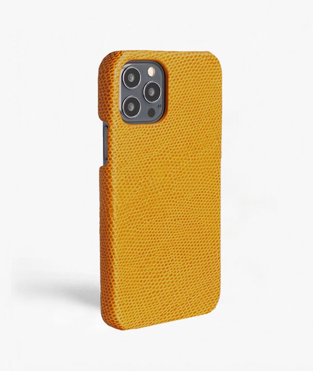 iPhone 12/iPhone 12 Pro Skal Lizard Gul
