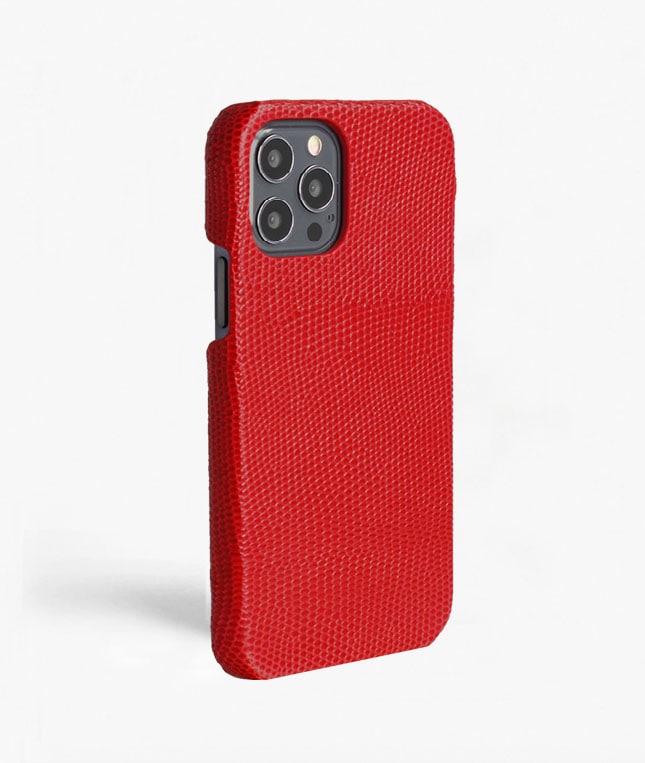 iPhone 12/iPhone 12 Pro Skal Lizard Röd