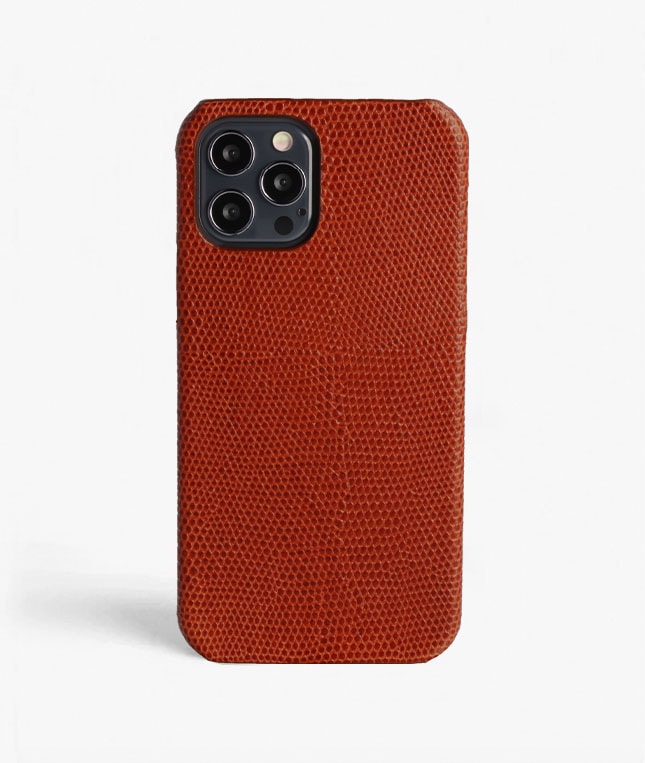 iPhone 12/iPhone 12 Pro Skal Lizard Granata
