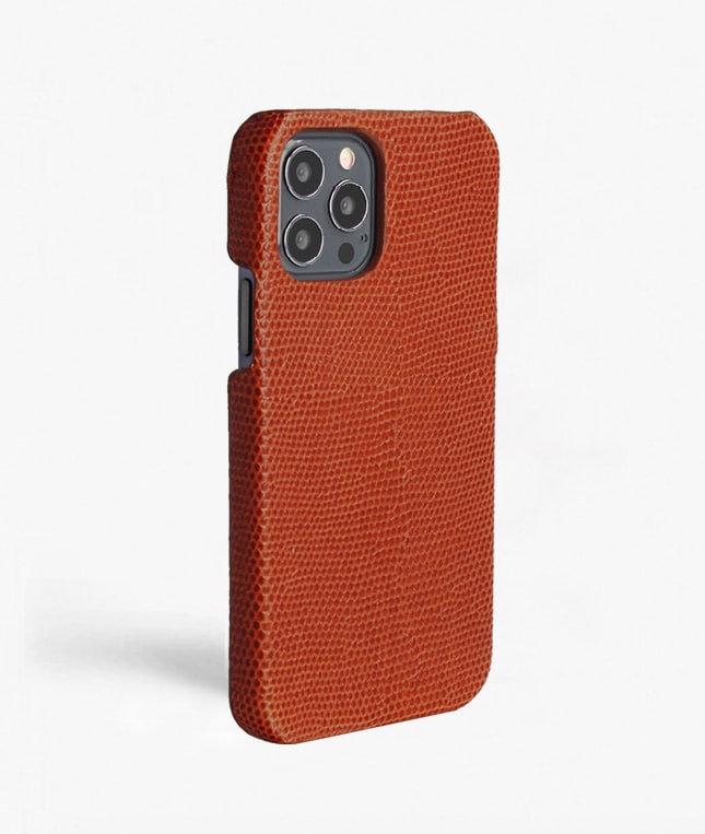iPhone 12/iPhone 12 Pro Skal Lizard Granata