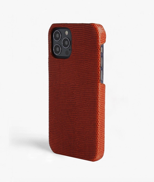 iPhone 12/iPhone 12 Pro Skal Lizard Granata