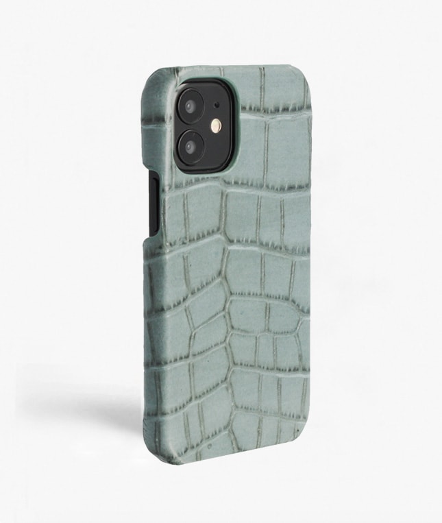 iPhone 13 Mini Skal Croco Teal