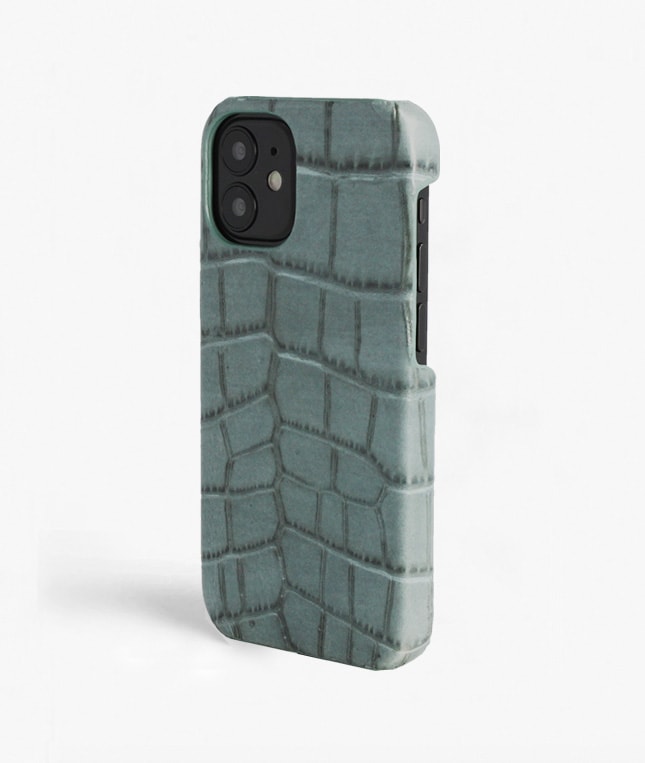 iPhone 13 Mini Skal Croco Teal