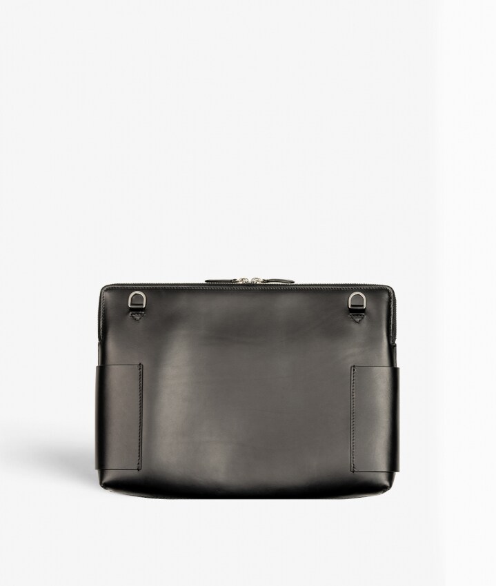 Laptopväska 15" Snake Vegetable Tanned Svart