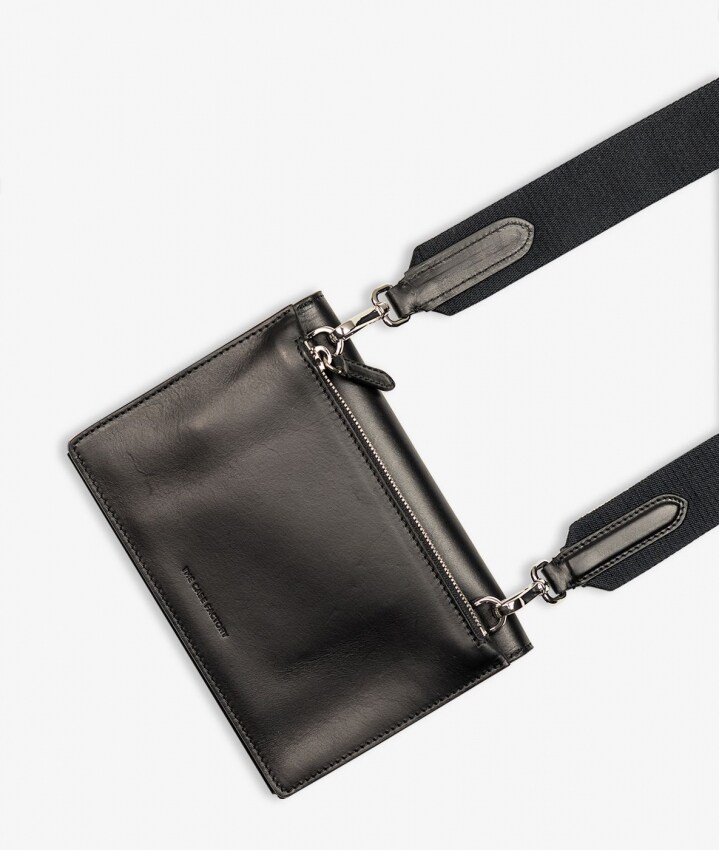 Mini Crossbody Bag Vegetable Tanned Svart