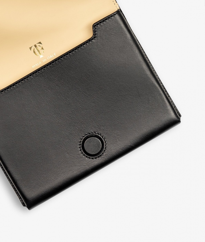 Mini Crossbody Bag Vegetable Tanned Svart