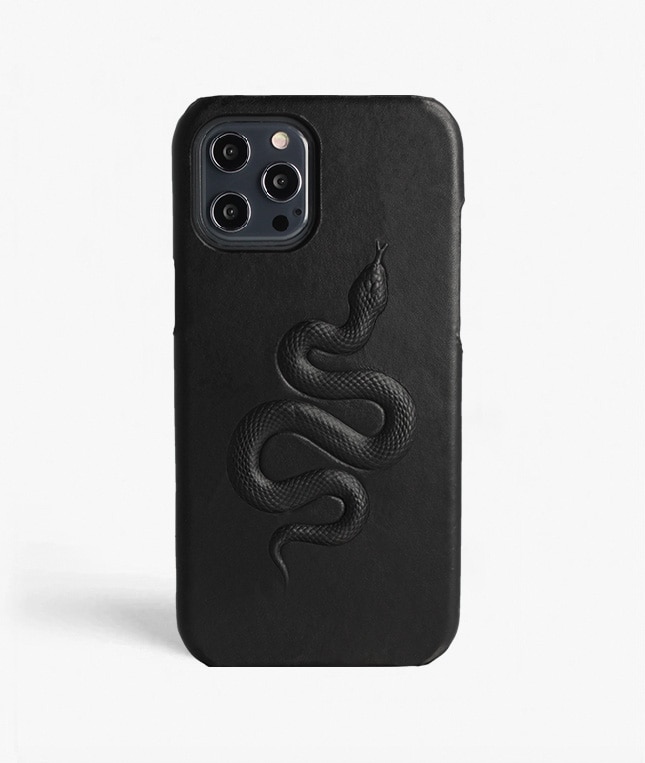 iPhone 12 Pro Max Skal Snake Black