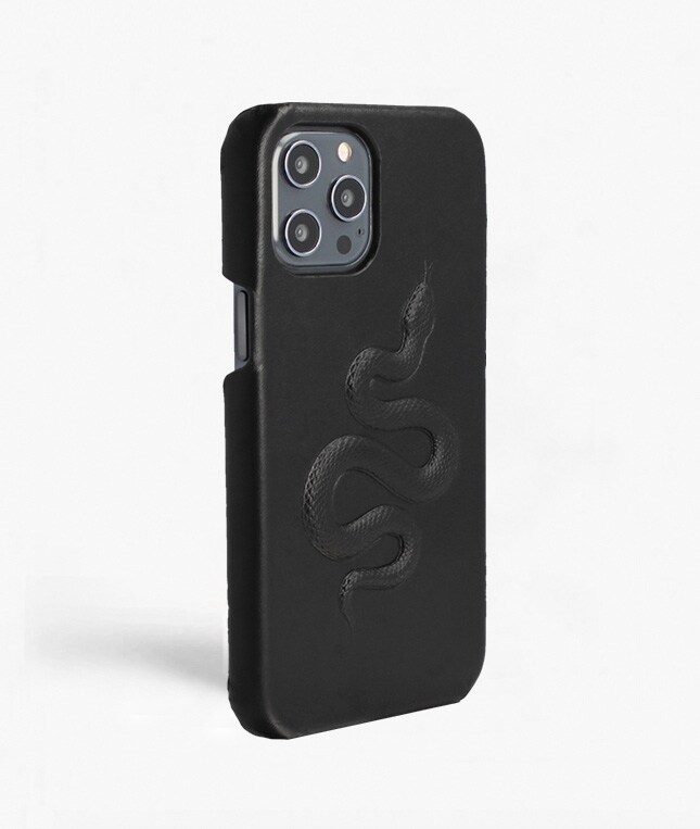 iPhone 12 Pro Max Skal Snake Black