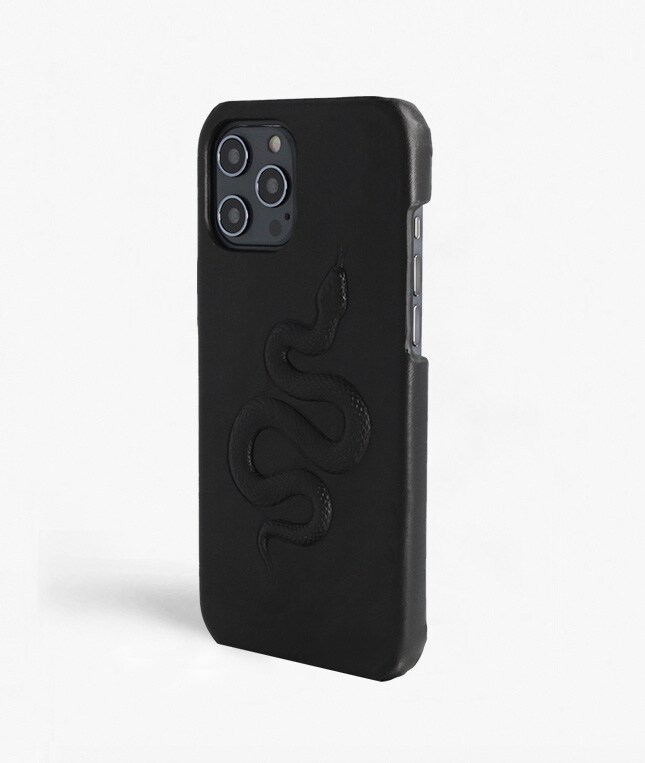 iPhone 12 Pro Max Skal Snake Black