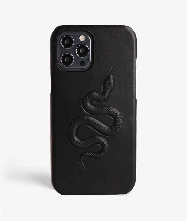 iPhone 12/iPhone 12 Pro Skal Snake Svart