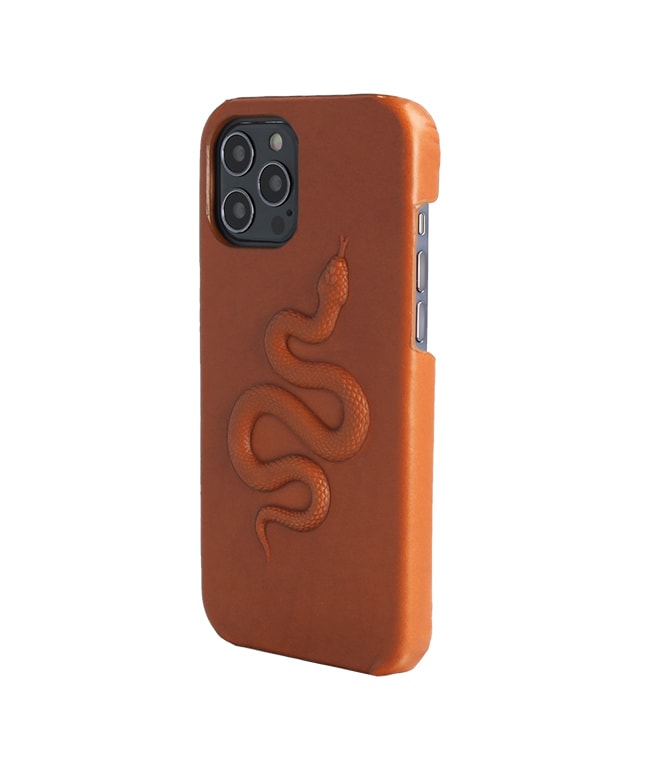 iPhone 12/iPhone 12 Pro Skal Snake Brun