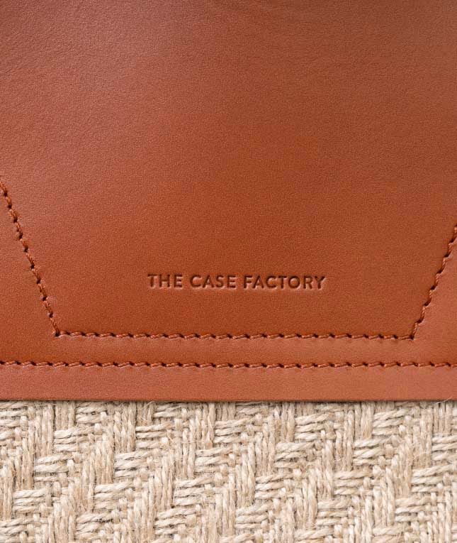 Trend Bag Jute Leather Vegetable Tanned Brun