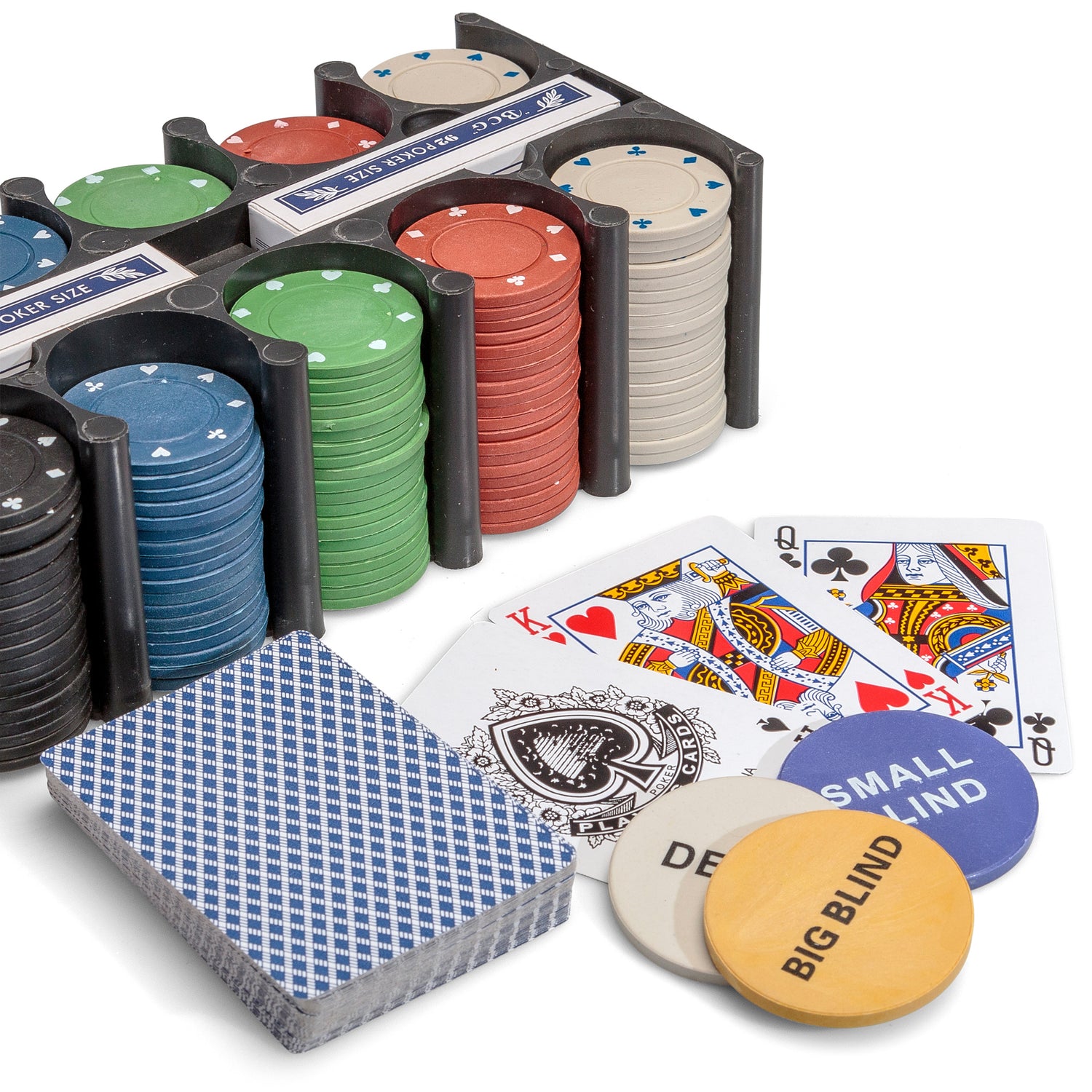 Casino Games - Pokerset med marker och kort