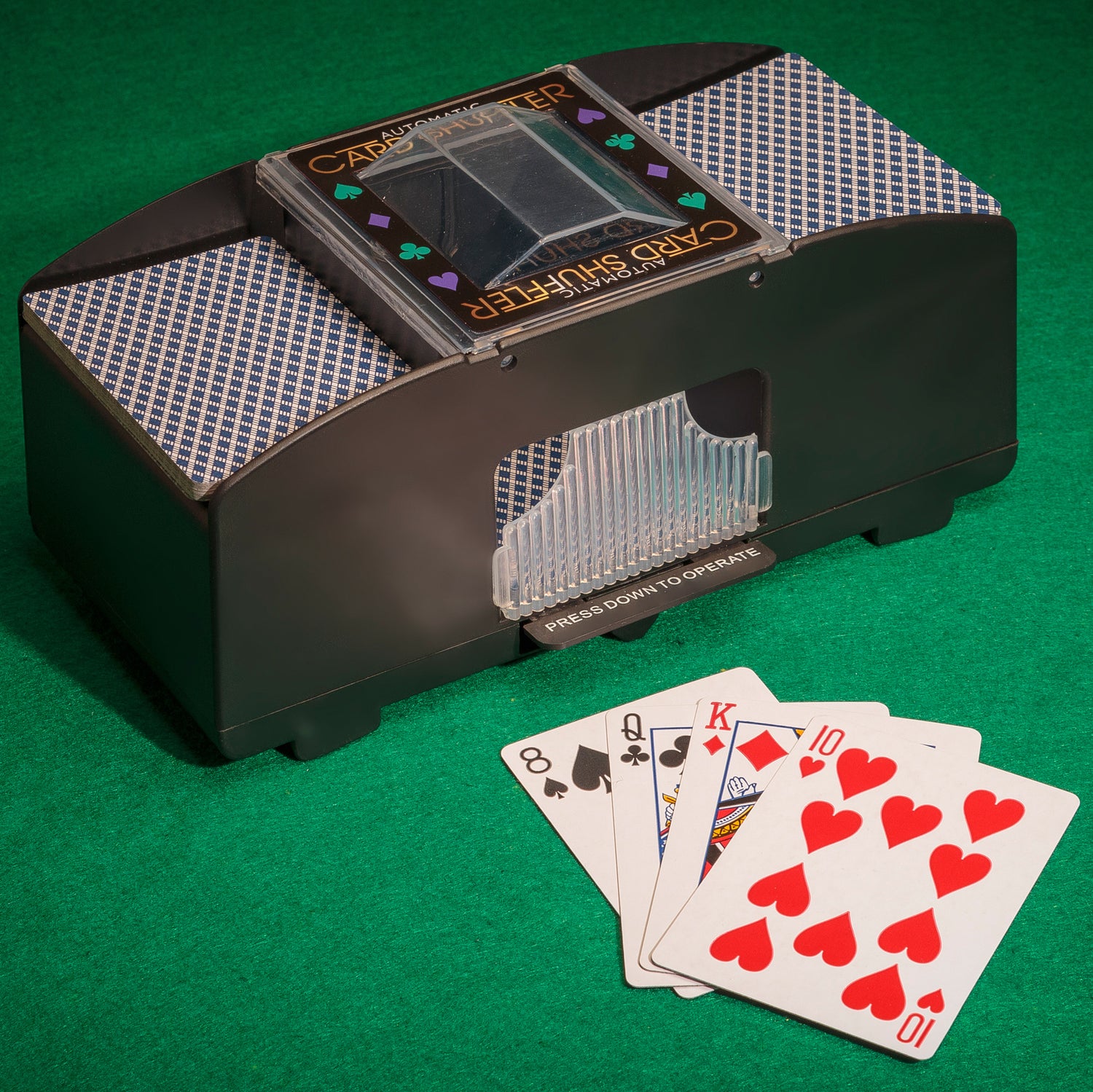 Automatisk kortblandare med två kortlekar - Card Shuffler