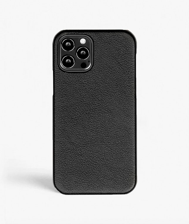 iPhone 12/iPhone 12 Pro Skal Plain Black