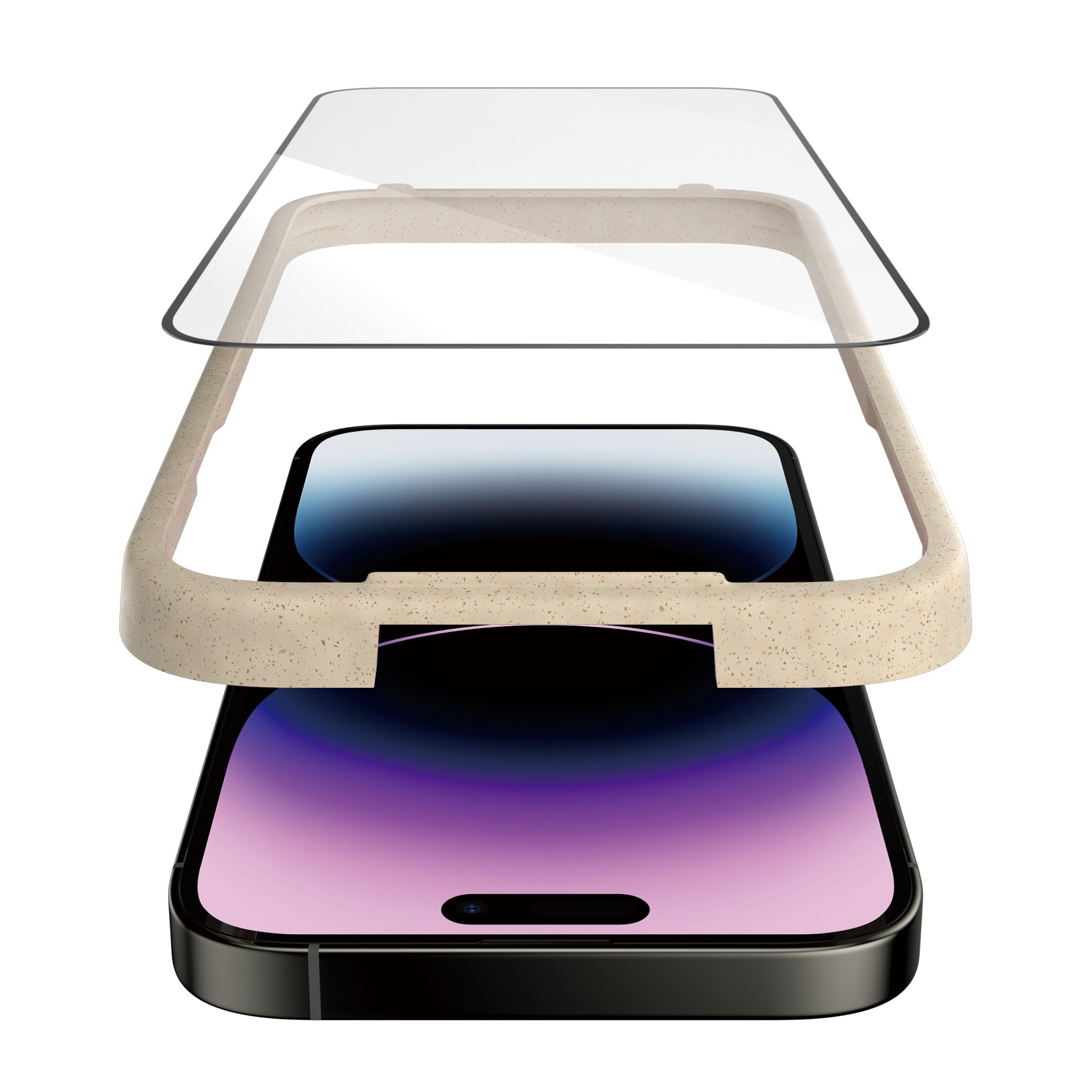iPhone 14 Pro Max Skärmskydd med installationsram - Ultra Wide Fit