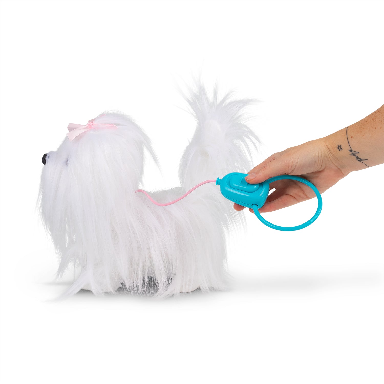 Magnificent Maltese Gående hund med ljud
