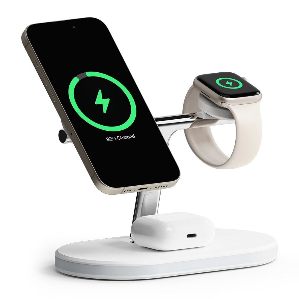 MagSafe 3-in-1 Laddningsstation, vit