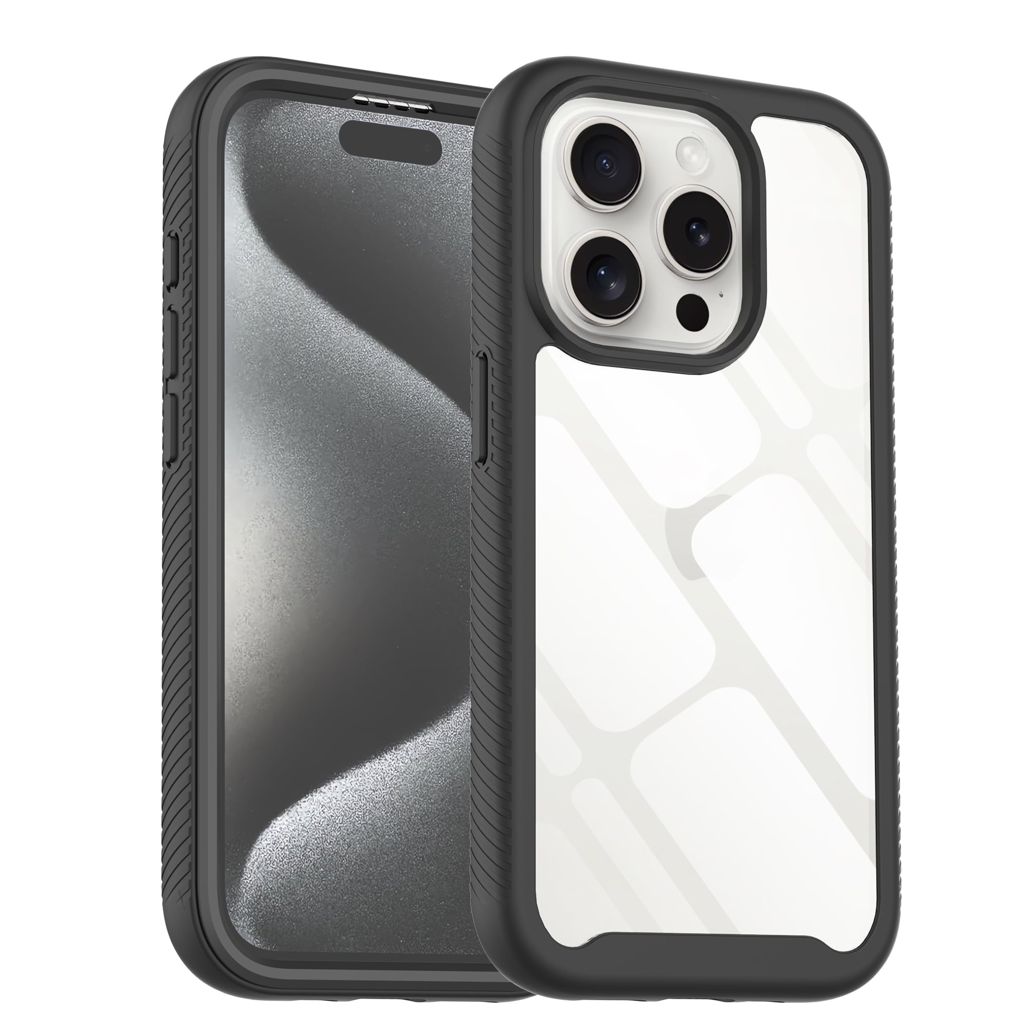 iPhone 15 Pro Max Mobilskal Full Protection, Svart