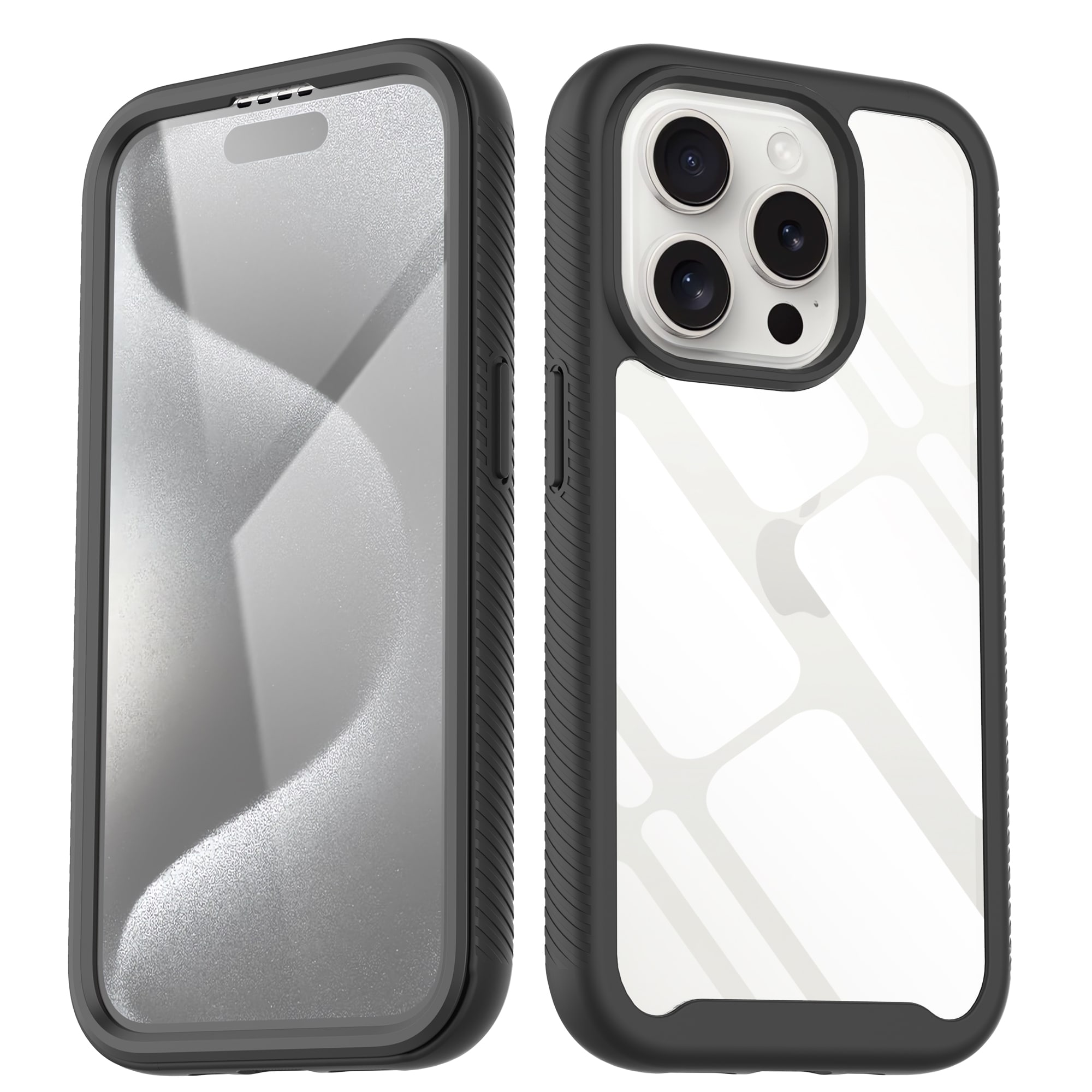iPhone 15 Pro Max Mobilskal Full Protection, Svart