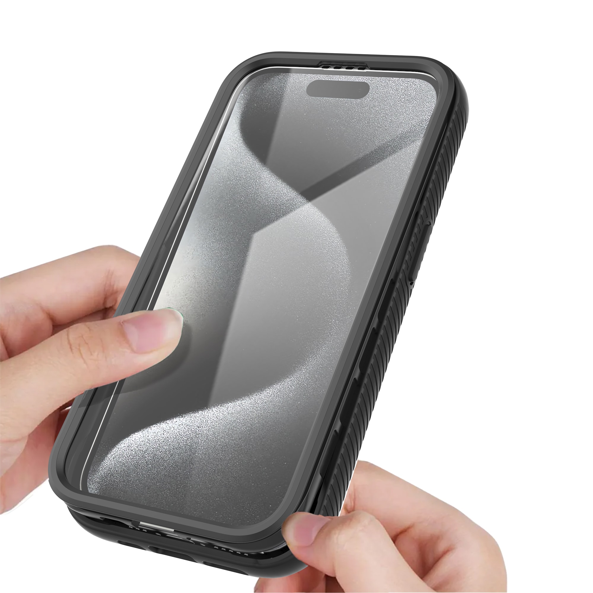 iPhone 15 Pro Max Mobilskal Full Protection, Svart