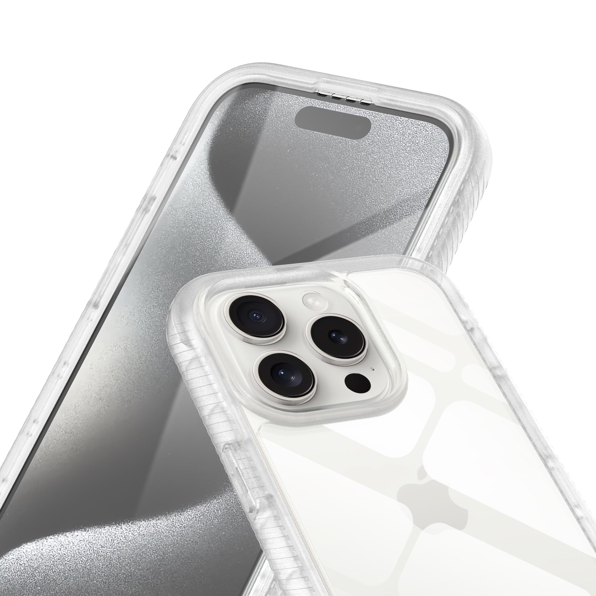 iPhone 15 Pro Max Mobilskal Full Protection, Genomskinlig