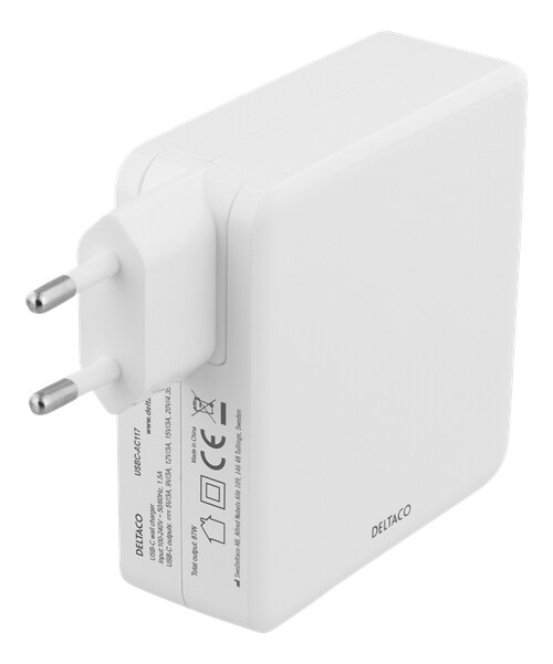 Nätadapter USB-C 87W, vit