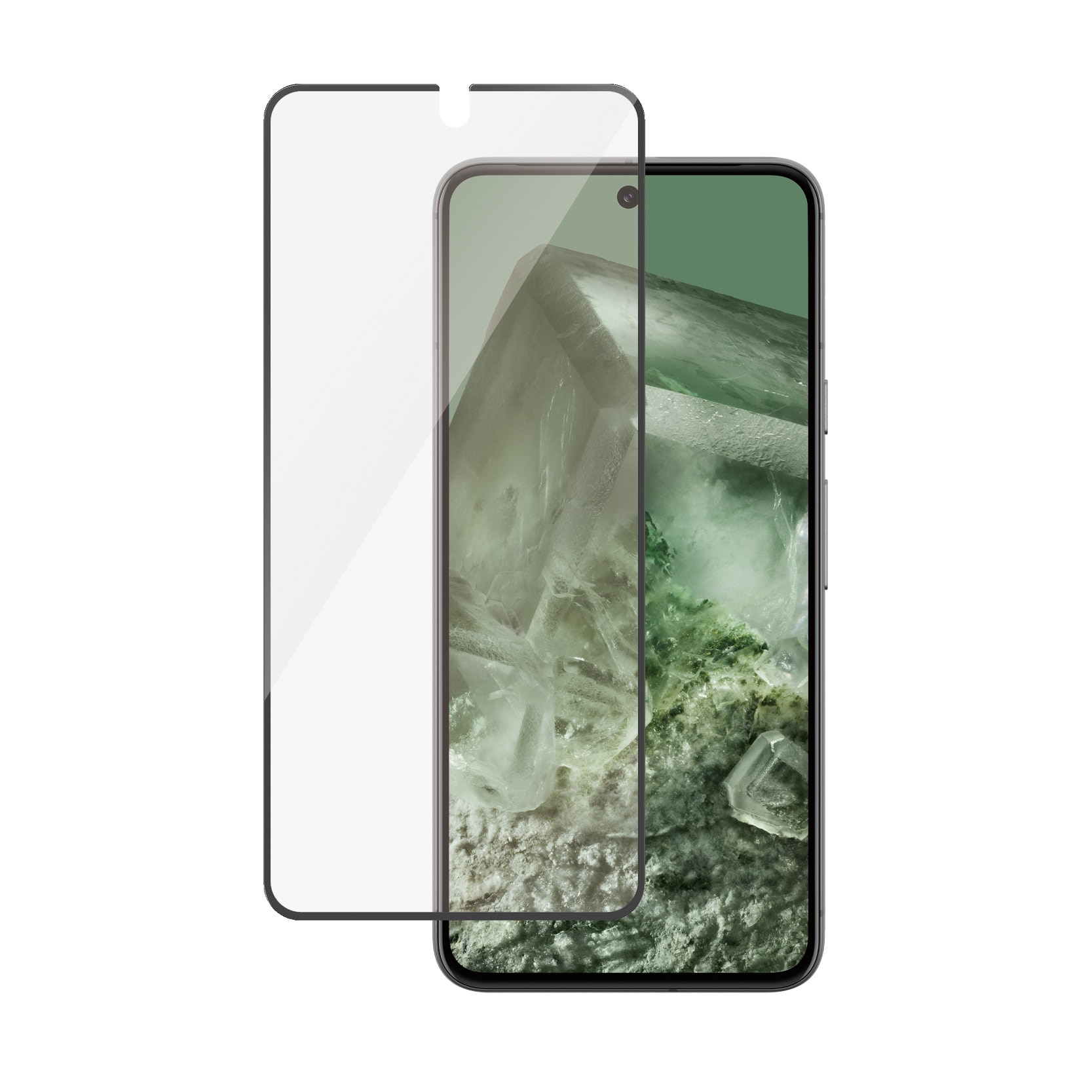 Google Pixel 8 Skärmskydd i reptåligt härdat glas - Ultra Wide Fit