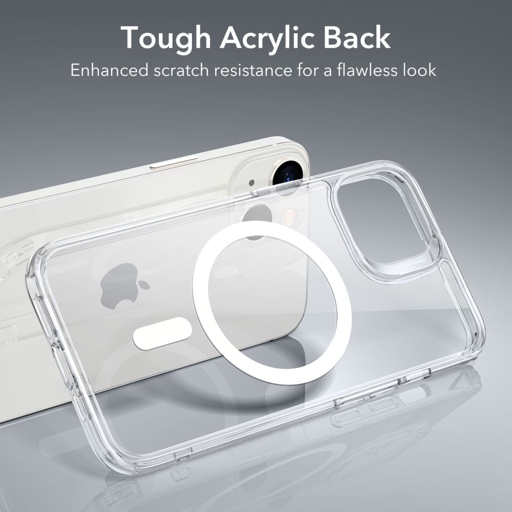 iPhone 14 Classic Hybridskal MagSafe, Genomskinlig