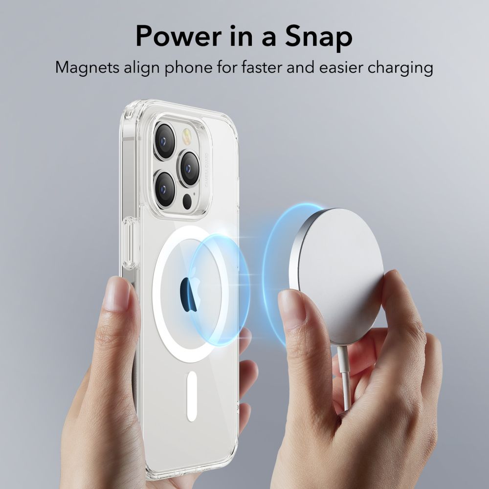 iPhone 14 Pro Max Classic Hybridskal MagSafe, Genomskinlig