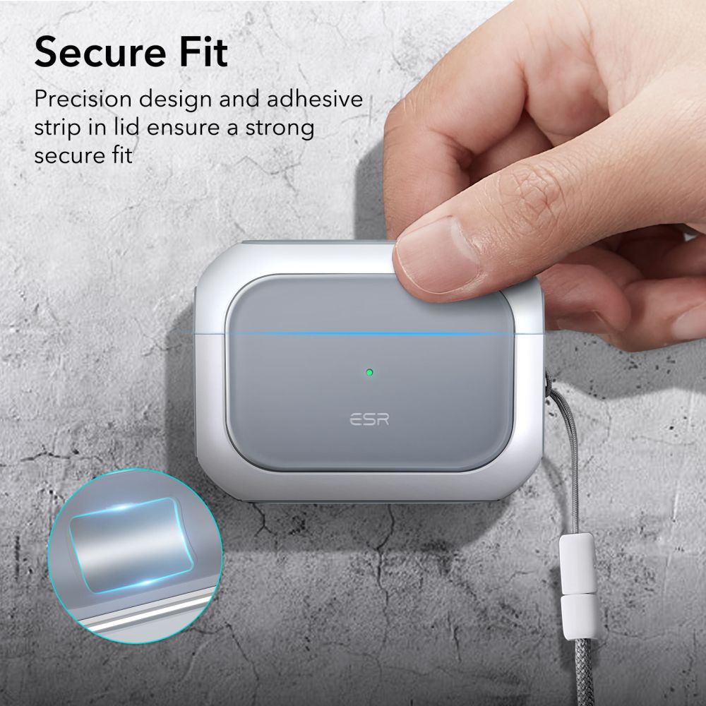 Apple AirPods Pro 2 Skal Orbit MagSafe, vit