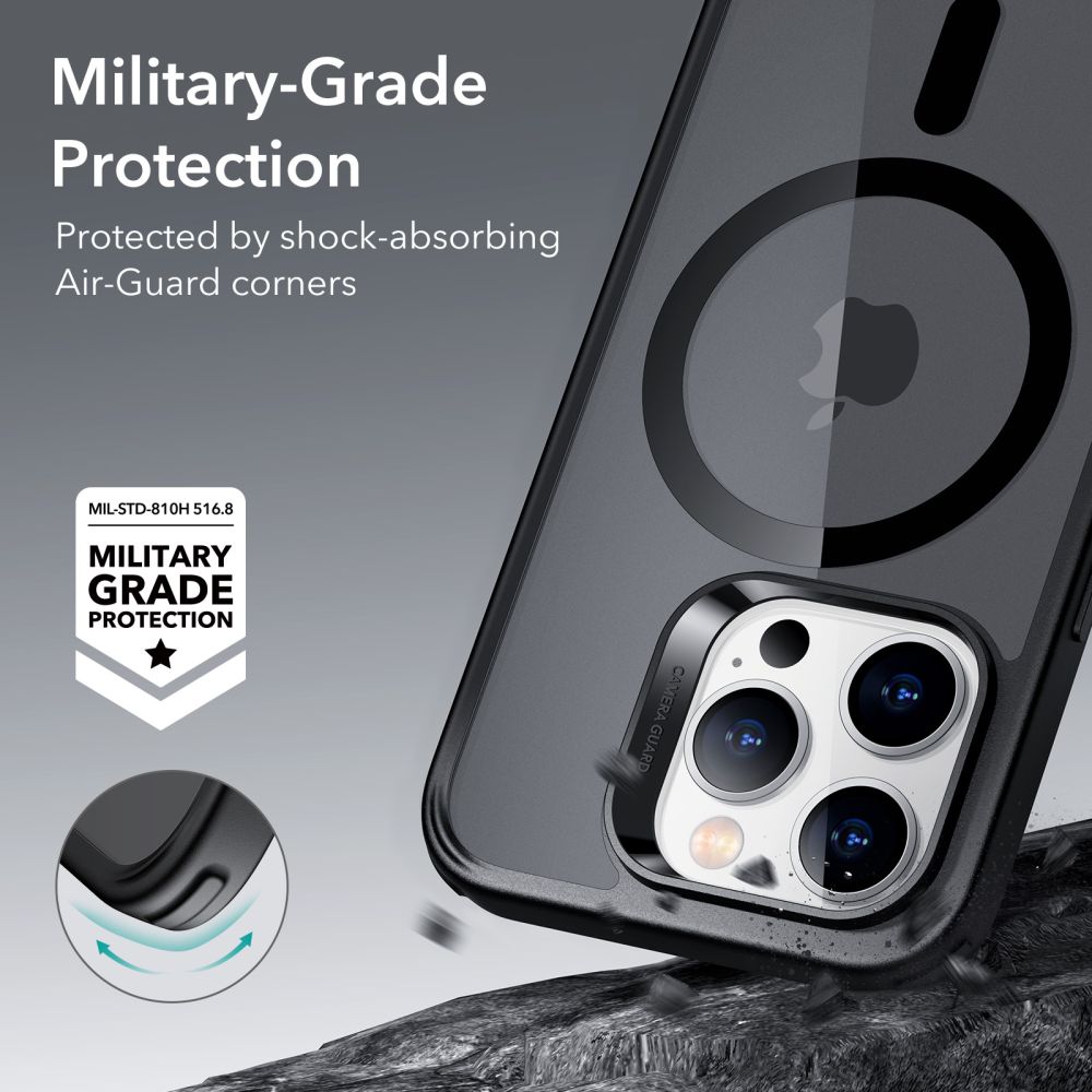iPhone 14 Pro Max Classic Hybridskal MagSafe, Svart
