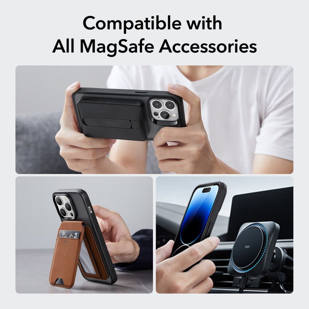 iPhone 14 Pro Max Classic Hybridskal MagSafe, Svart