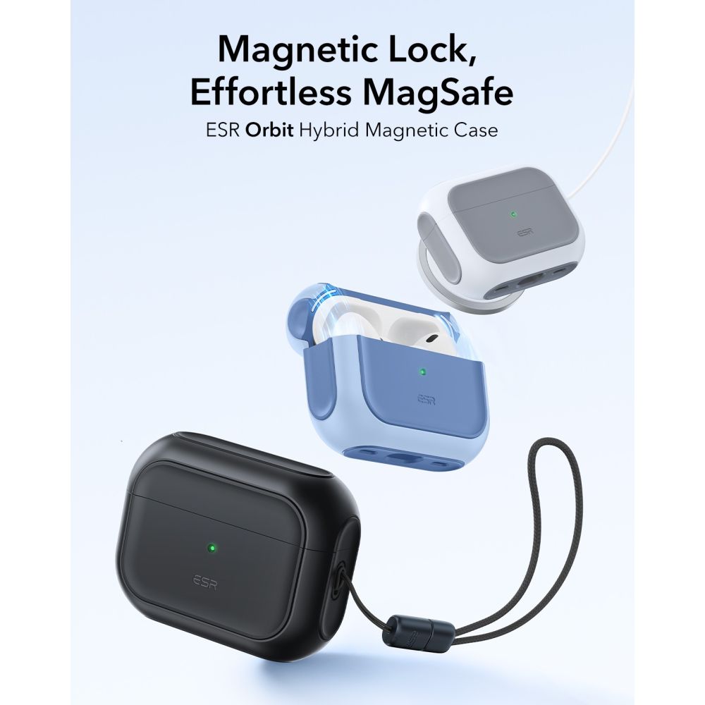 Apple AirPods Pro 3 Skal Orbit MagSafe, Vit