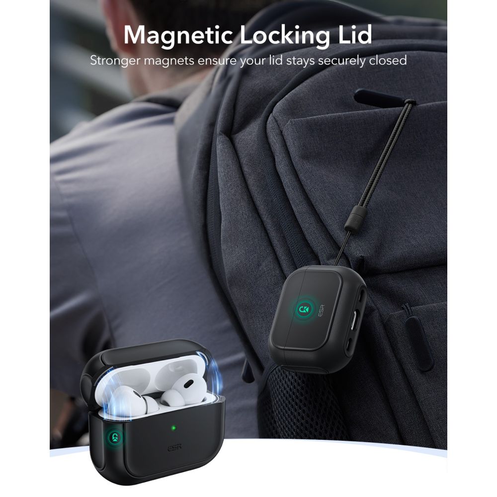 Apple AirPods Pro 3 Skal Orbit MagSafe, svart