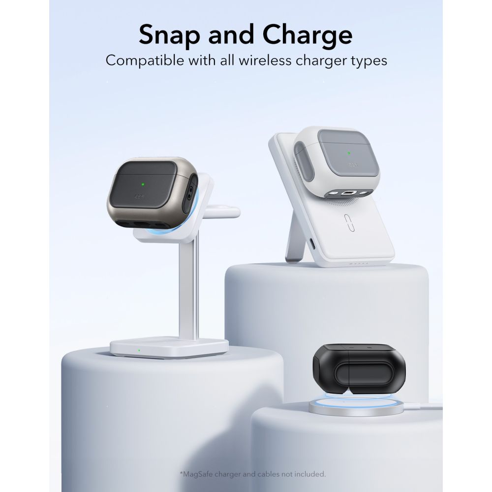 Apple AirPods Pro 3 Skal Orbit MagSafe, Vit