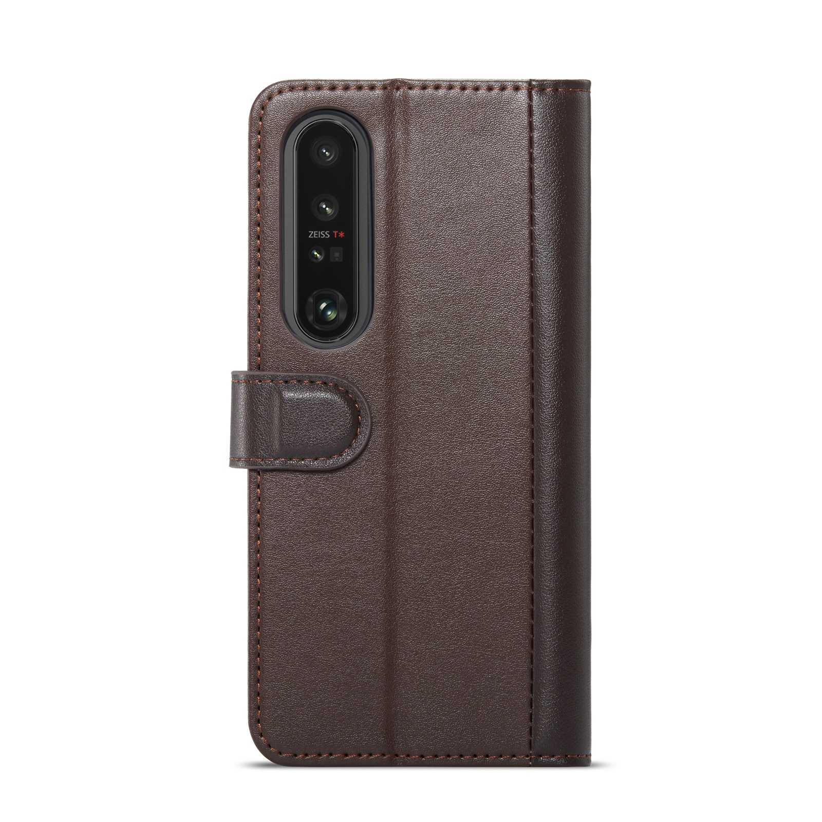 Sony Xperia 1 VI Plånboksfodral i Äkta Läder, Brun