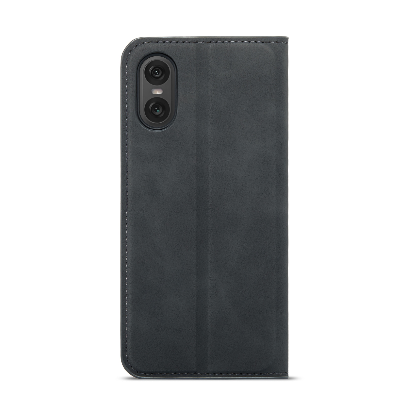 Sony Xperia 10 VI Slimmat fodral med kortfack, Svart