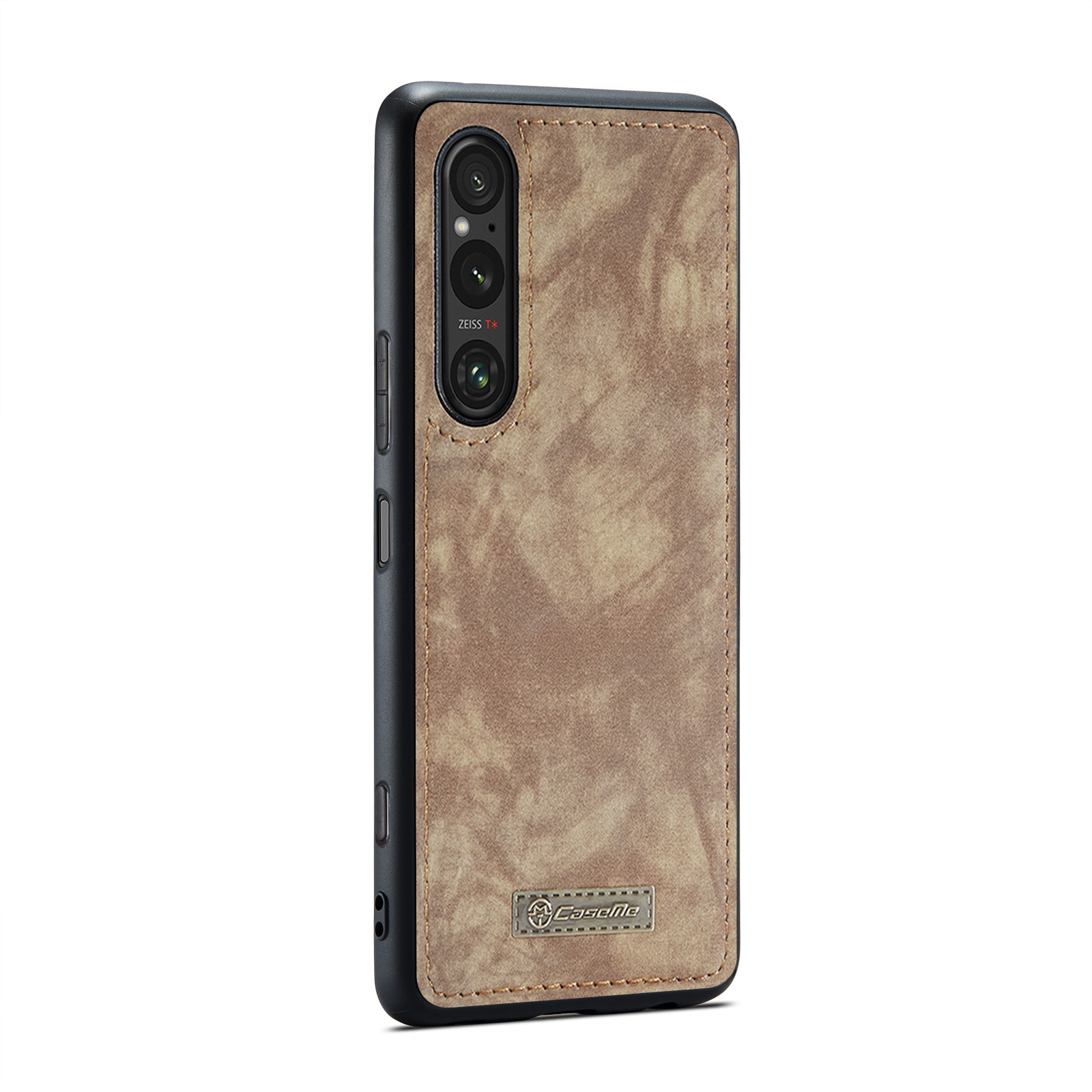 Sony Xperia 10 VI Rymligt plånboksfodral med många kortfack, Brun