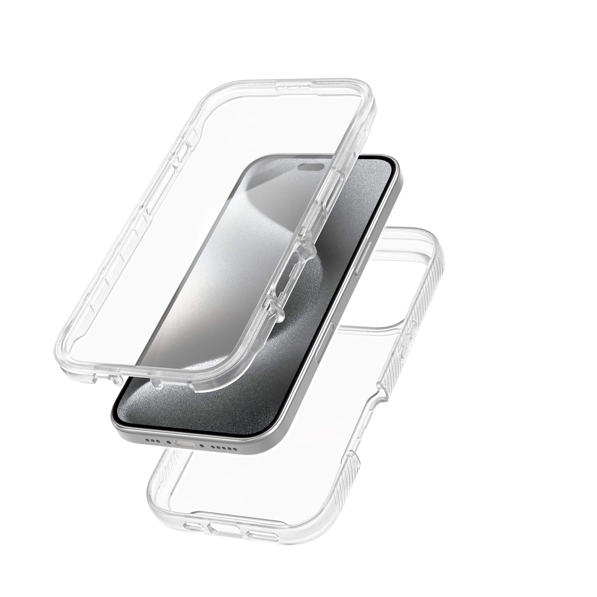 iPhone 16 Pro Max Mobilskal Full Protection, Genomskinlig