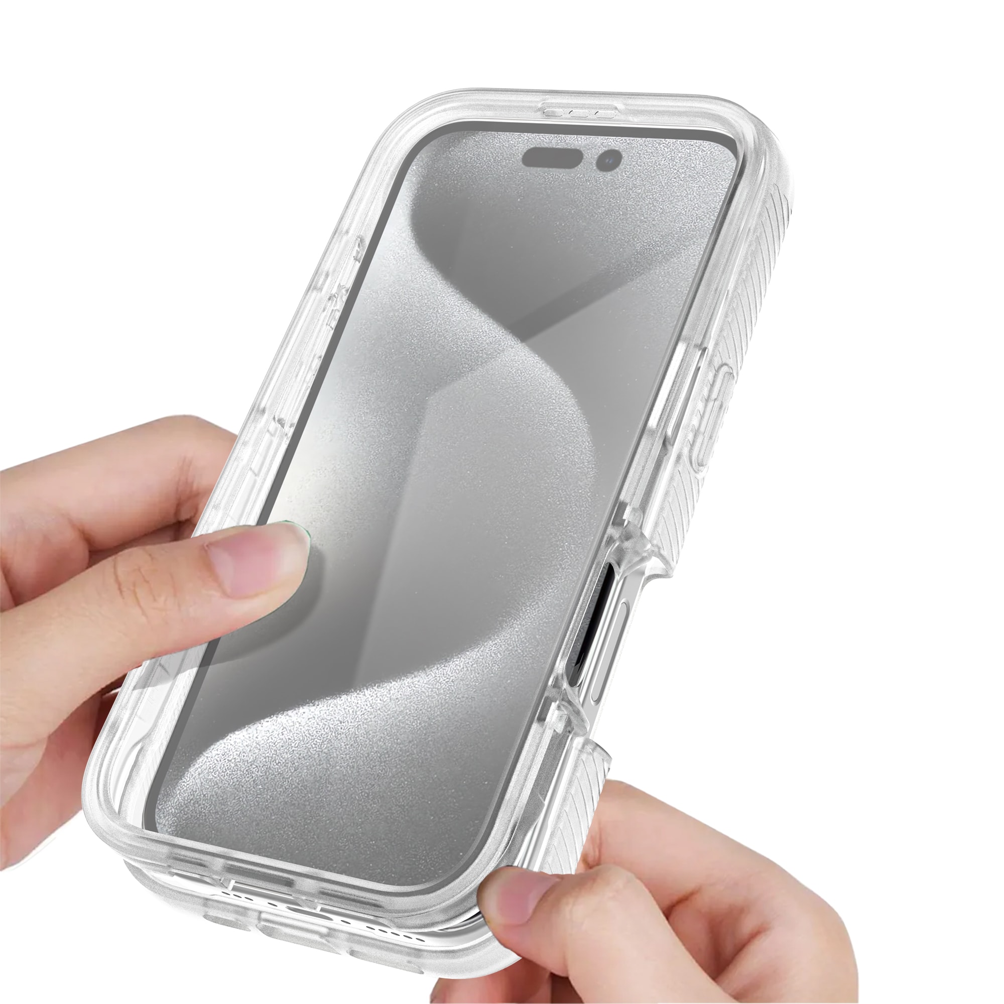 iPhone 16 Pro Max Mobilskal Full Protection, Genomskinlig