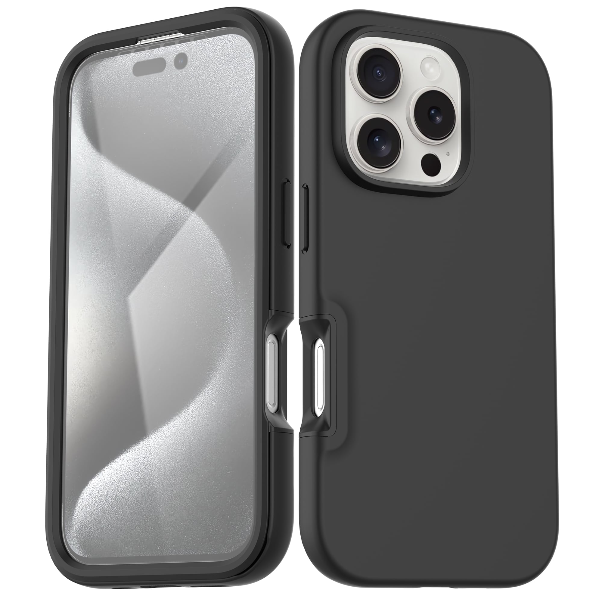 iPhone 16 Pro Max Mobilskal Full Protection, Svart