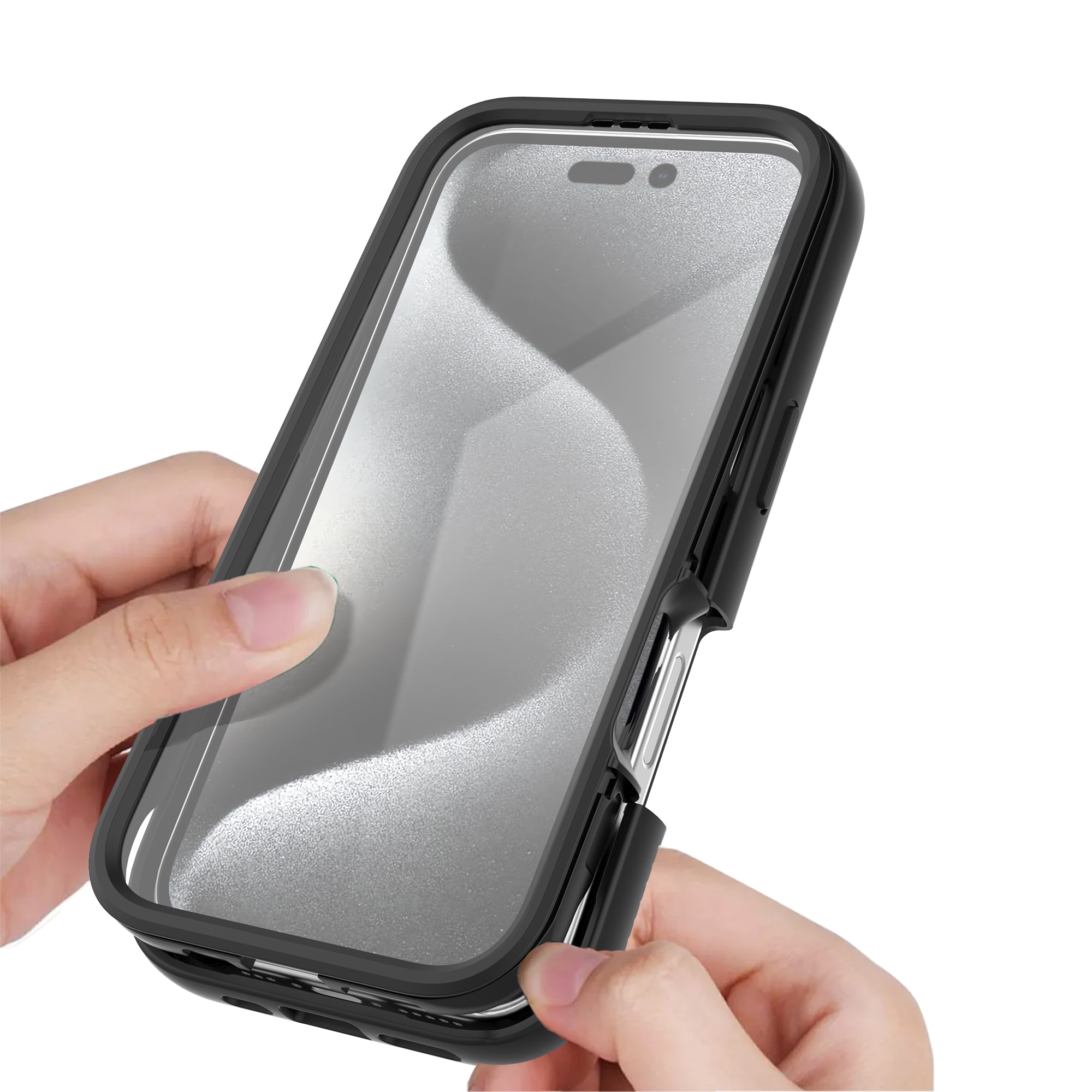 iPhone 16 Pro Max Mobilskal Full Protection, Svart