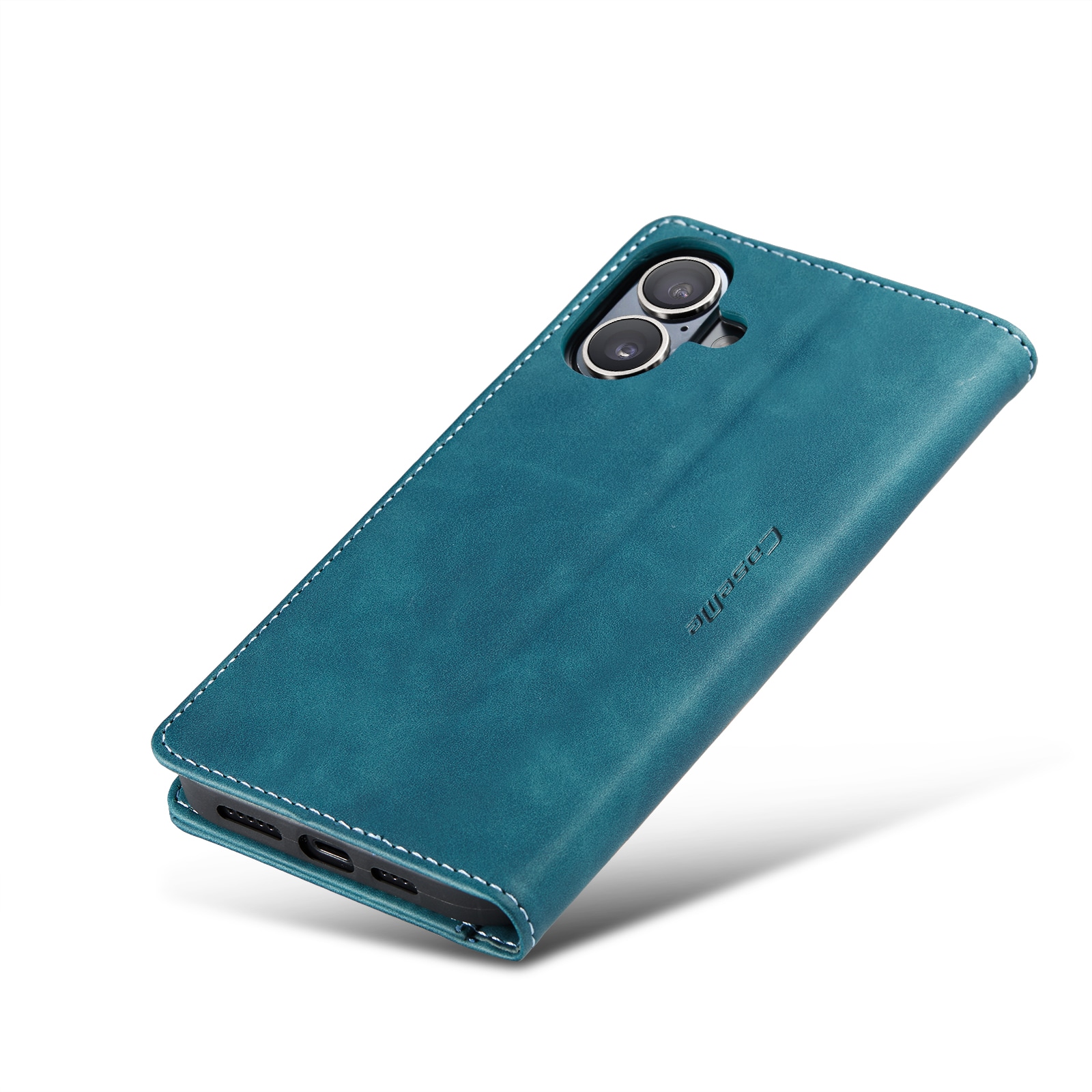 iPhone 16 Slimmat plånboksfodral, Blå