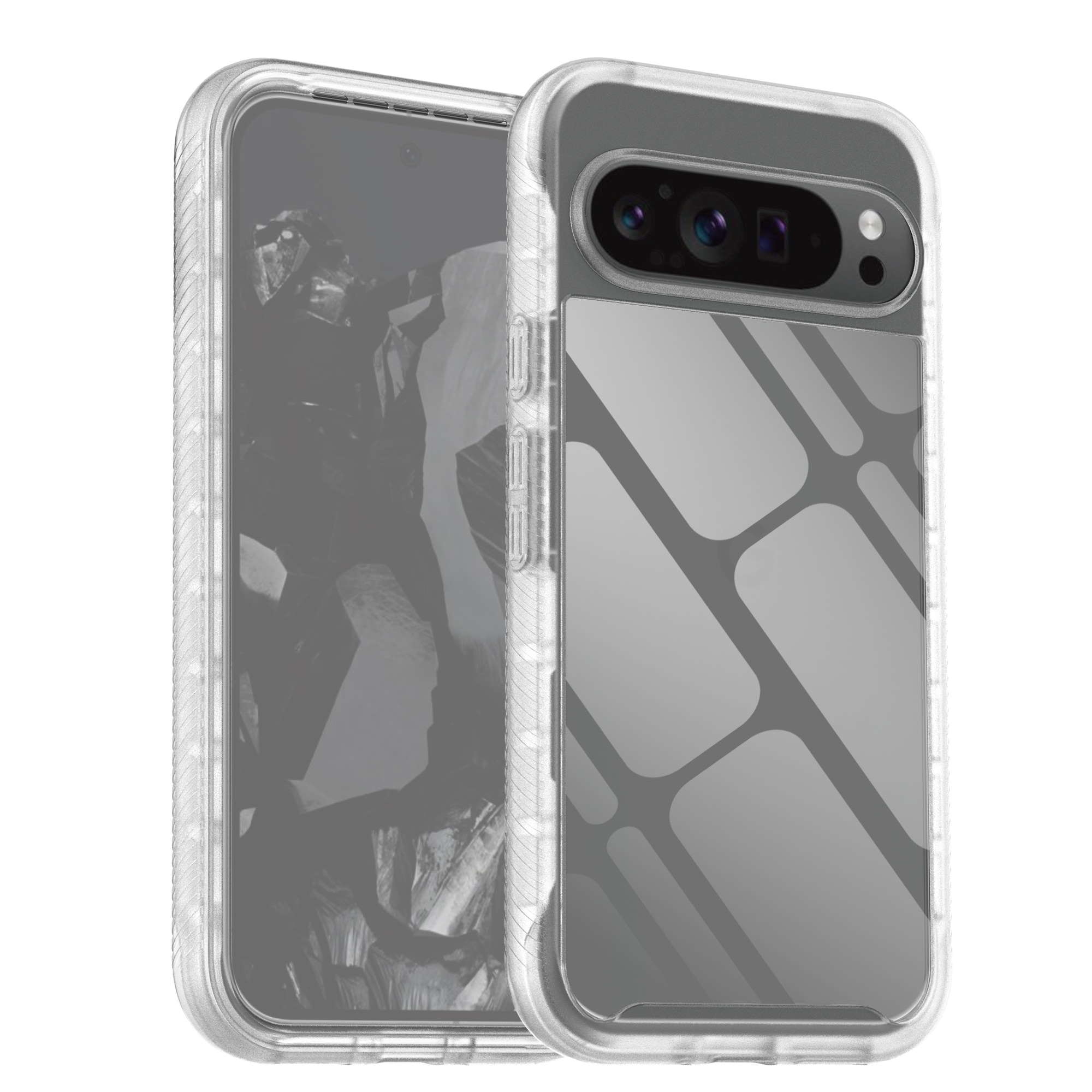 Google Pixel 9 Pro XL Mobilskal Full Protection, Genomskinlig