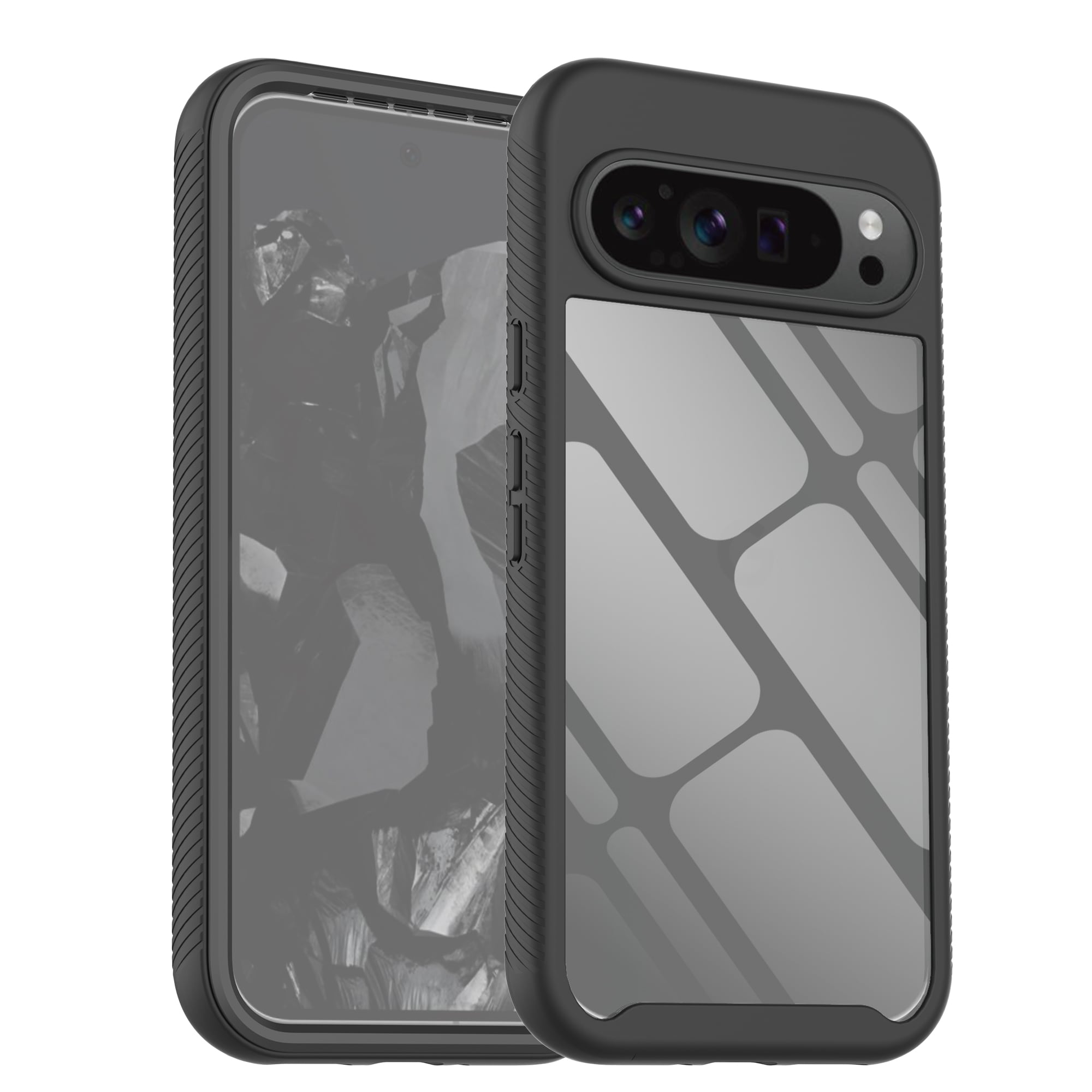 Google Pixel 9 Pro XL Mobilskal Full Protection, Svart